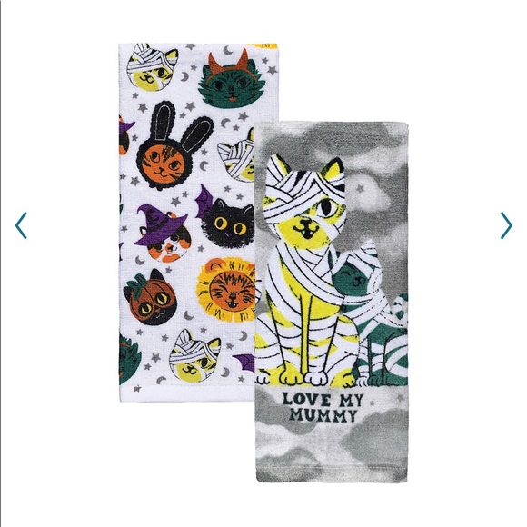 Celebrate Halloween Together Other - NEW Love My Mummy Cat Kitchen Towels 2 Towels